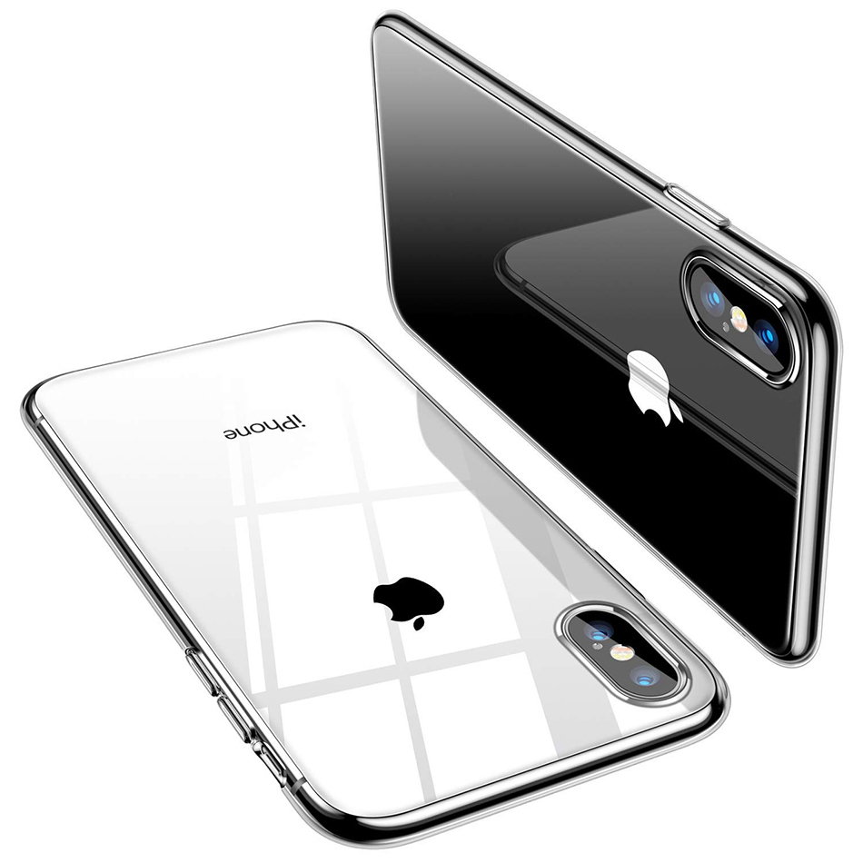 X-Level Flexi Slim Gel Case for Apple iPhone Xs Max - Clear (Gloss Grip)